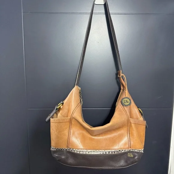 The Sak Kendra Leather Hobo Shoulder Bag - Picture 2 of 10